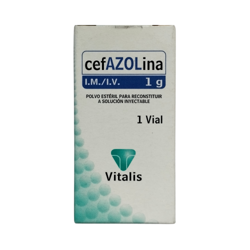 CEFAZOLINA 1G INY X 1 VIAL (VITALIS)