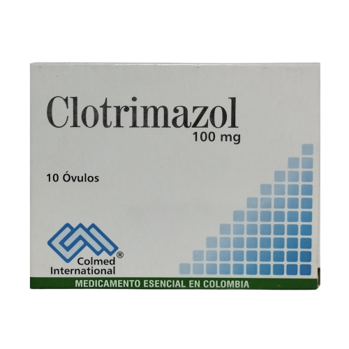 CLOTRIMAZOL 100 MG  OVULO VAGINAL CJ X 10 (COLMED)