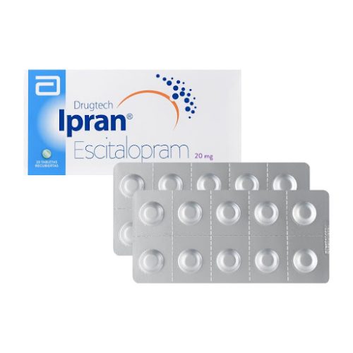 ESCITALOPRAM 20 MG CJ X 20 TAB REC (IPRAN)(ABBOTT)