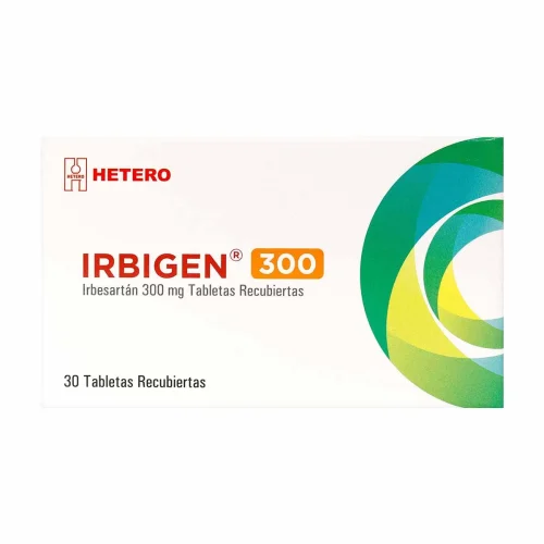 IRBESARTAN 300 MG CJ X 30 TAB REC (IRBIGEN)(SEVEN PHARMA)