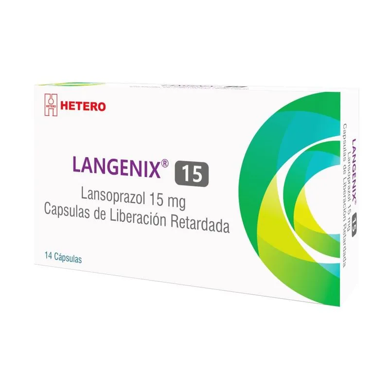LANZOPRAZOL 15MG CJ X 14 CAP LIB RET (LANGENIX)(SEVEN PHARMA)