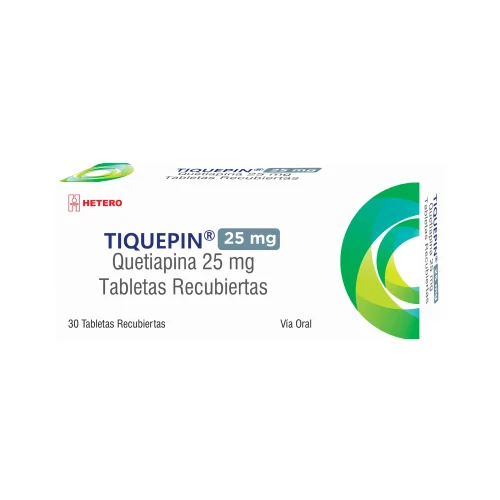 QUETIAPINA 25 MG CAJA X 30 TB (TIQUEPIN)