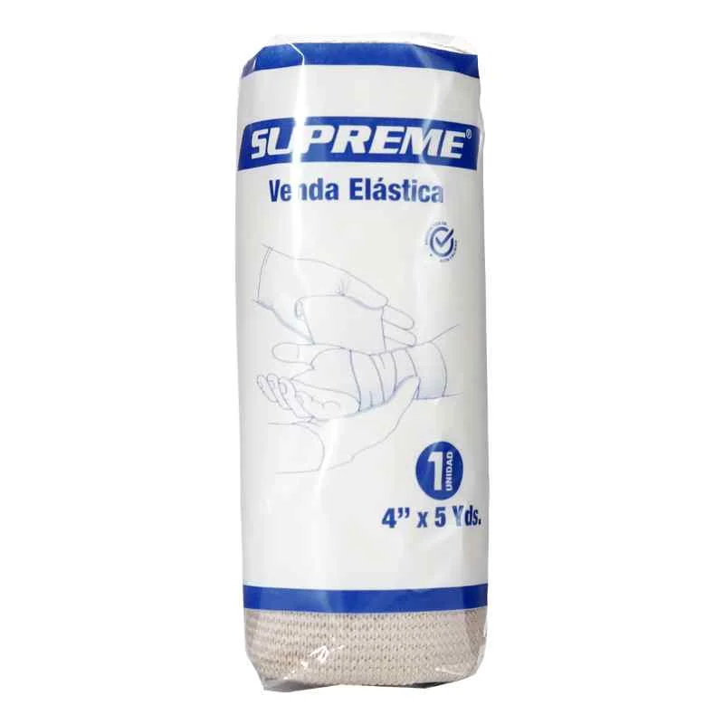 VENDA ELASTICA  COLOR PIEL 4" X 5 YDAS (SUPREME)
