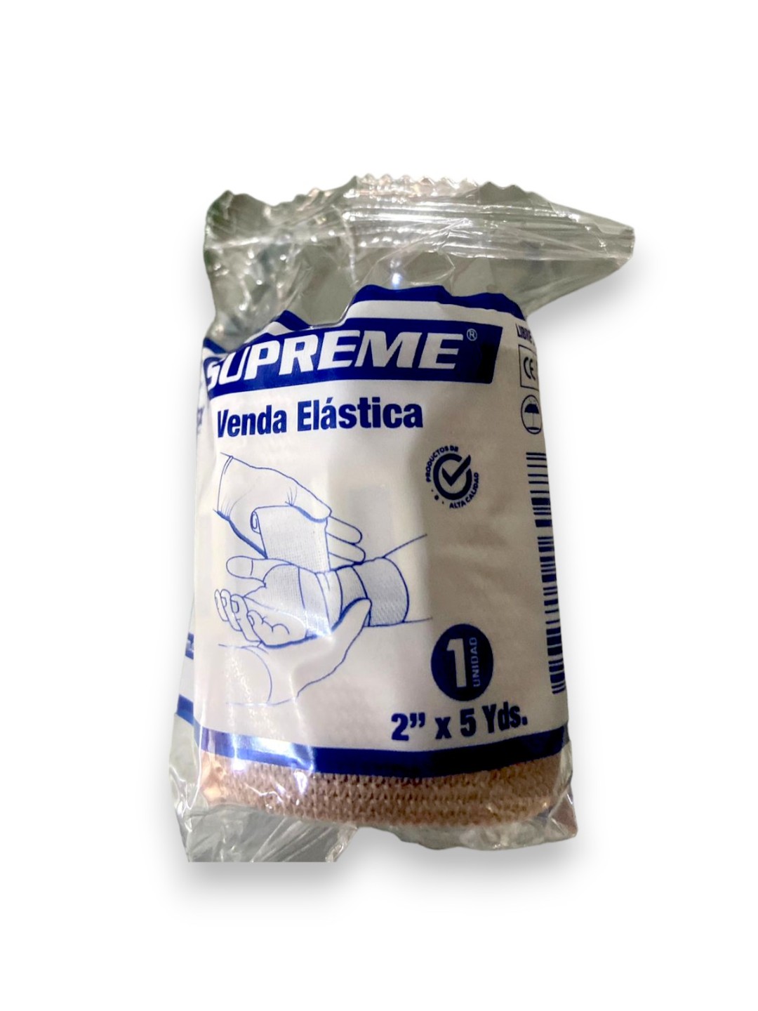 VENDA ELASTICA COLOR PIEL 2" X 5 YDAS (SUPREME)
