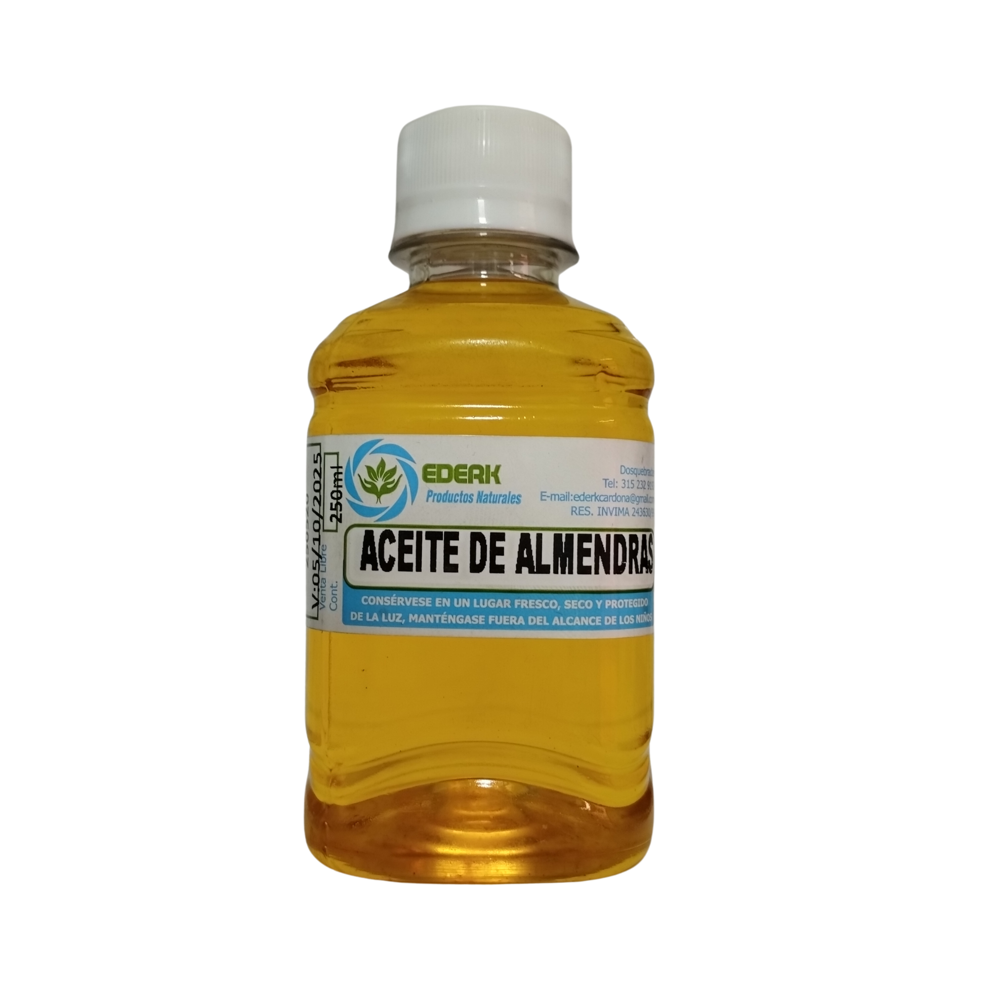 ACEITE DE ALMENDRAS FRASCO X 250 ML