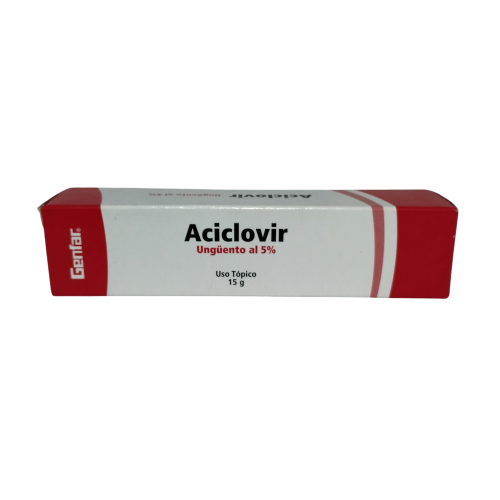ACICLOVIR 5% UNGÜENTO TOP TUBO X 15 GR (GENFAR)
