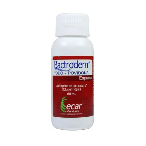 YODOPOVIDONA ESPUMA FRASCO X 60 ML (BACTRODERM)(ECAR)