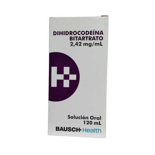DIHIDROCODEINA  2,42 MG  JARABE FCO X 120 ML (BAUSCH HEALTH)