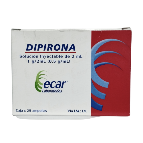 DIPIRONA 1 MG AMP 2 ML  (ECAR)