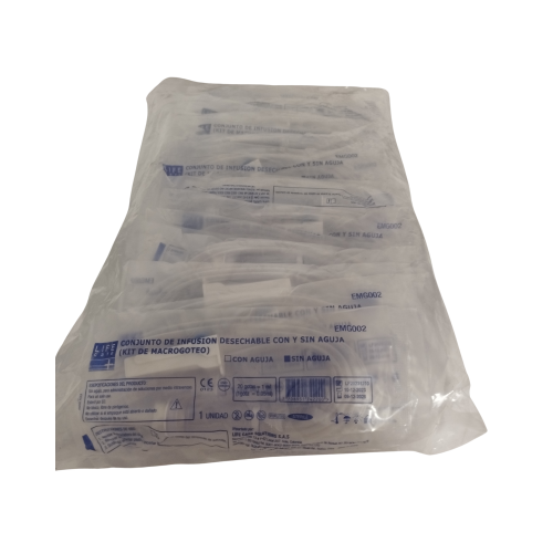 EQUIPO VENOCLISIS MACROGOTEO SIN AGUJA (LIFE CARE)