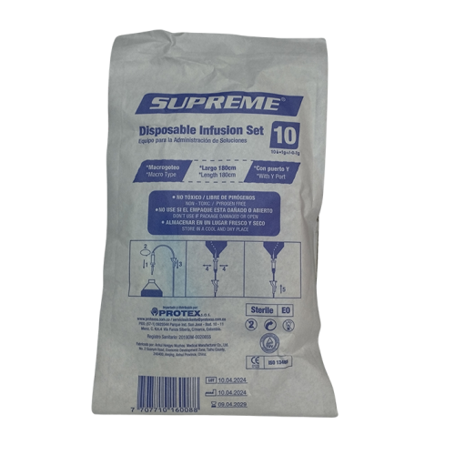 EQUIPO VENOCILISIS  MACROGOTEO SIN AGUJA (SUPREME)