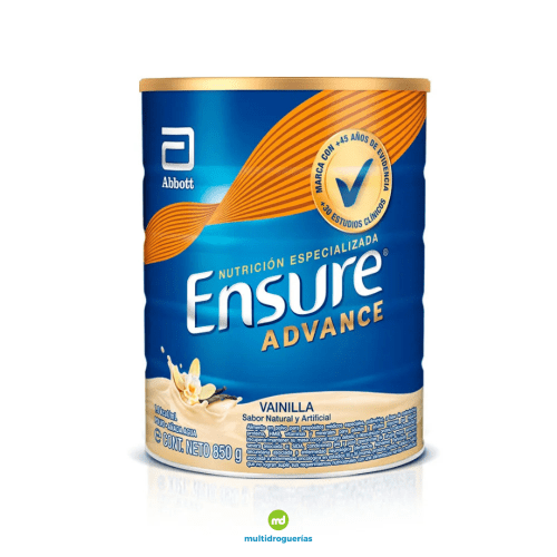 ENSURE ADVANCE VAINILLA POLVO LATA X 850 GR (ABBOTT)