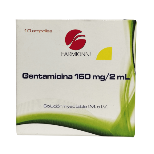 GENTAMICINA 160 MG  AMP X  2 ML  (FARMIONNI)