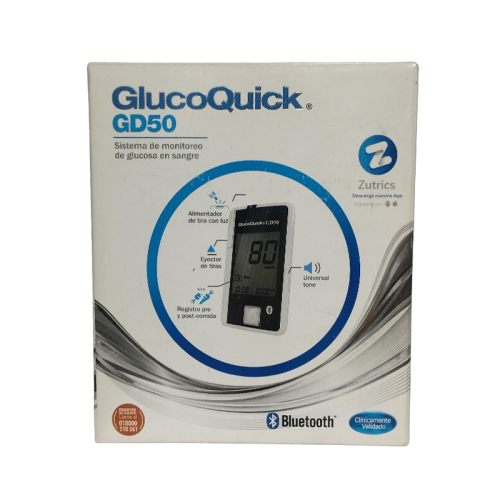 GLUCOMETRO GD50 SISTEMA DE MONITOREO DE GLUCOSA  (PROCAPS)