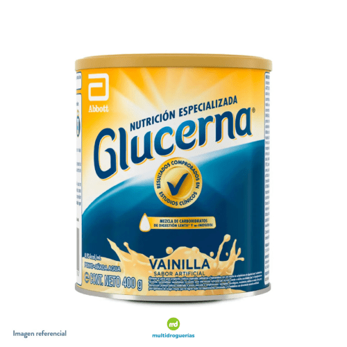 GLUCERNA VAINILLA POLVO LATA X 400 GR (ABBOT)