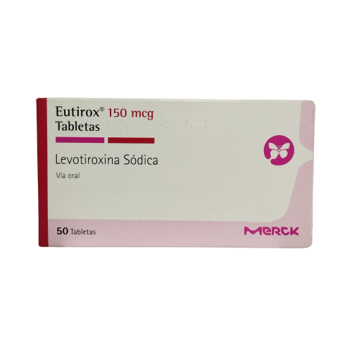 LEVOTIROXINA  150 MCG CAJA X 50 TAB (EUTIROX)(MERCK)
