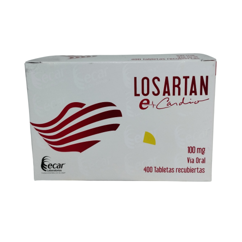 LOSARTÁN 100 MG CJ X 400 TB (ECAR)