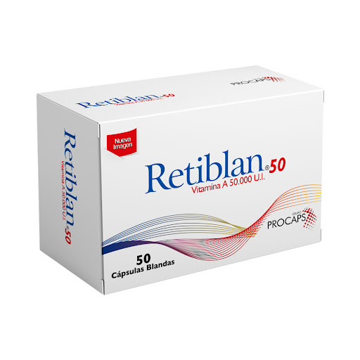 VITAMINA A 50.000 U.I BLISTER X 10 CAP (RETIBLAN)(PROCAPS)