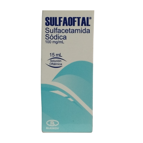 SULFACETAMIDA 100 MG  OFTALMICA GOTAS FCO X 15 ML (SULFAOFTAL)(BLASKOV)