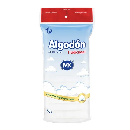 ALGODON ZIG ZAG  TRADICIONAL X 50 G  (TQ)